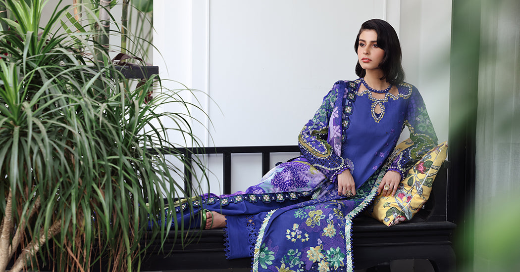 designer dresses lawn Maria B | Luxury Lawn
