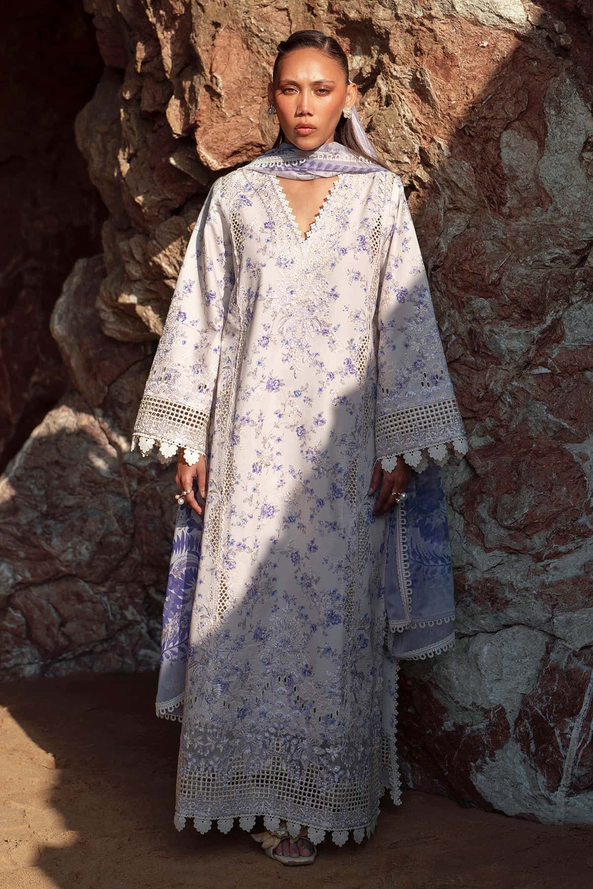 lawn embridered dresses