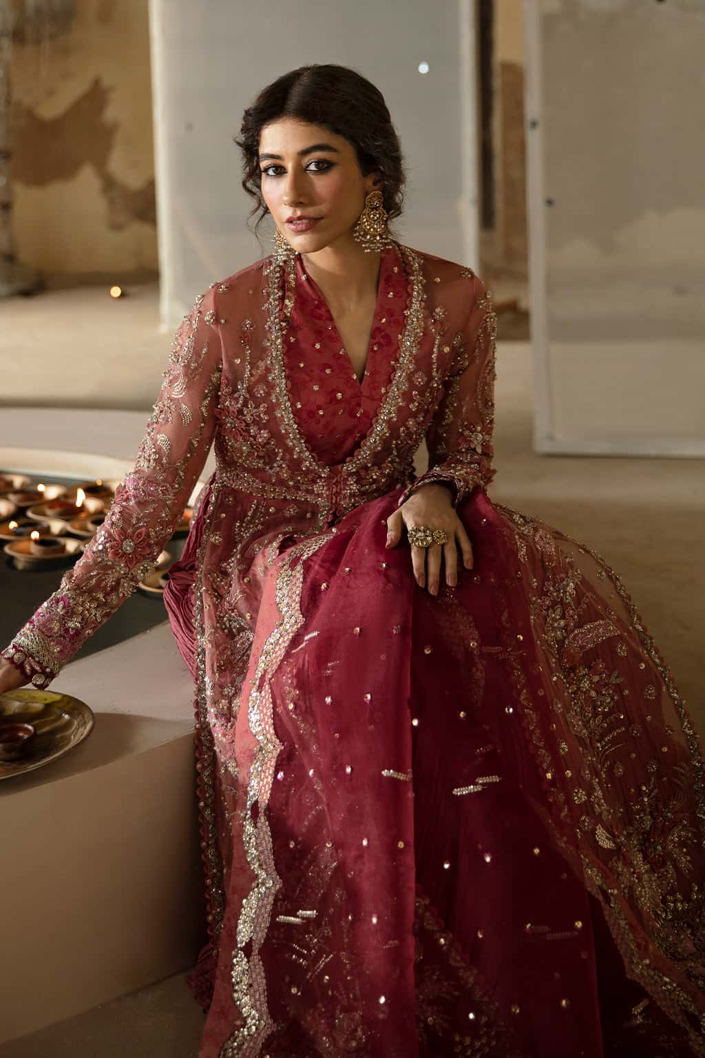 Pakistani lehenga party wear