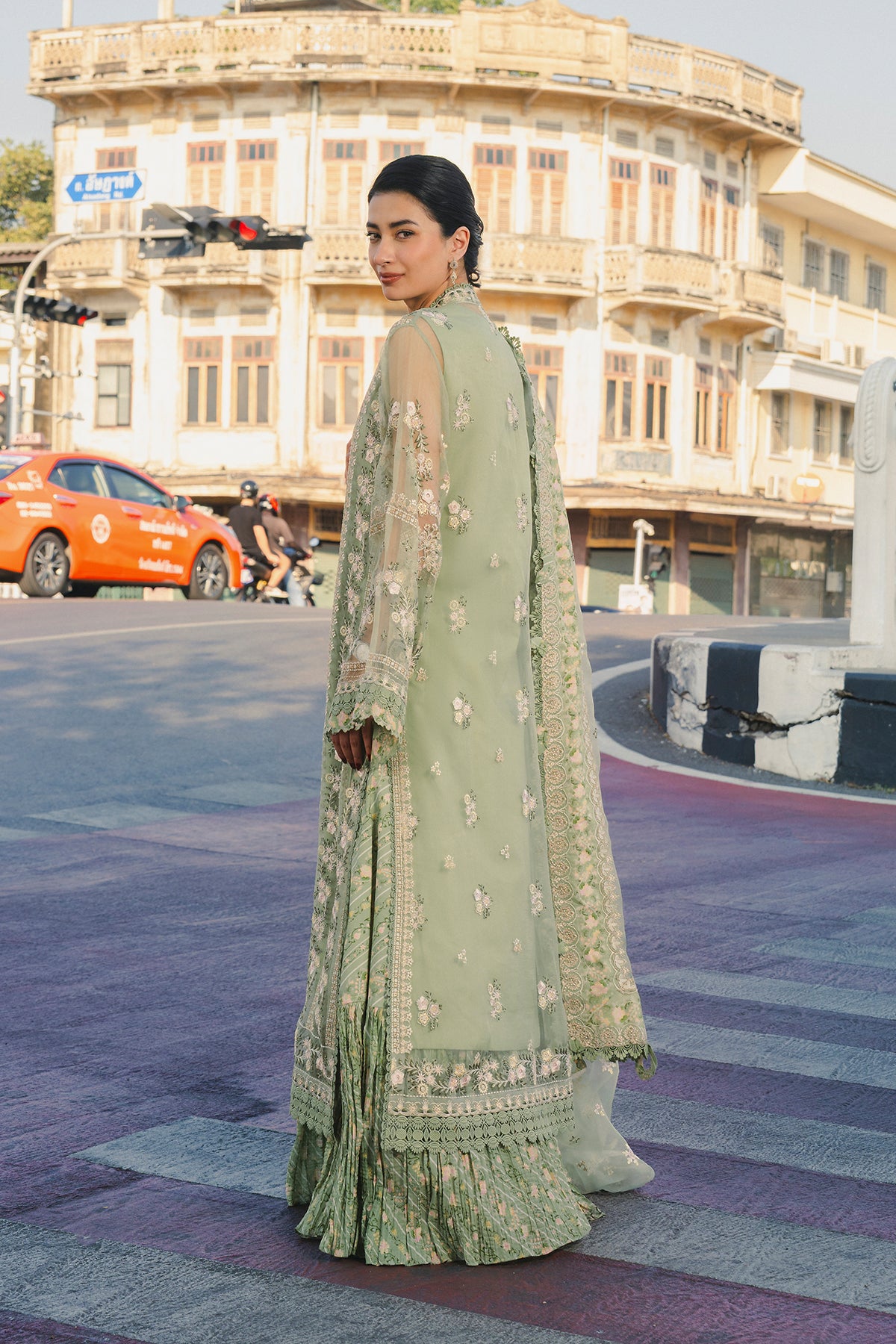 Pakistani lawn dress