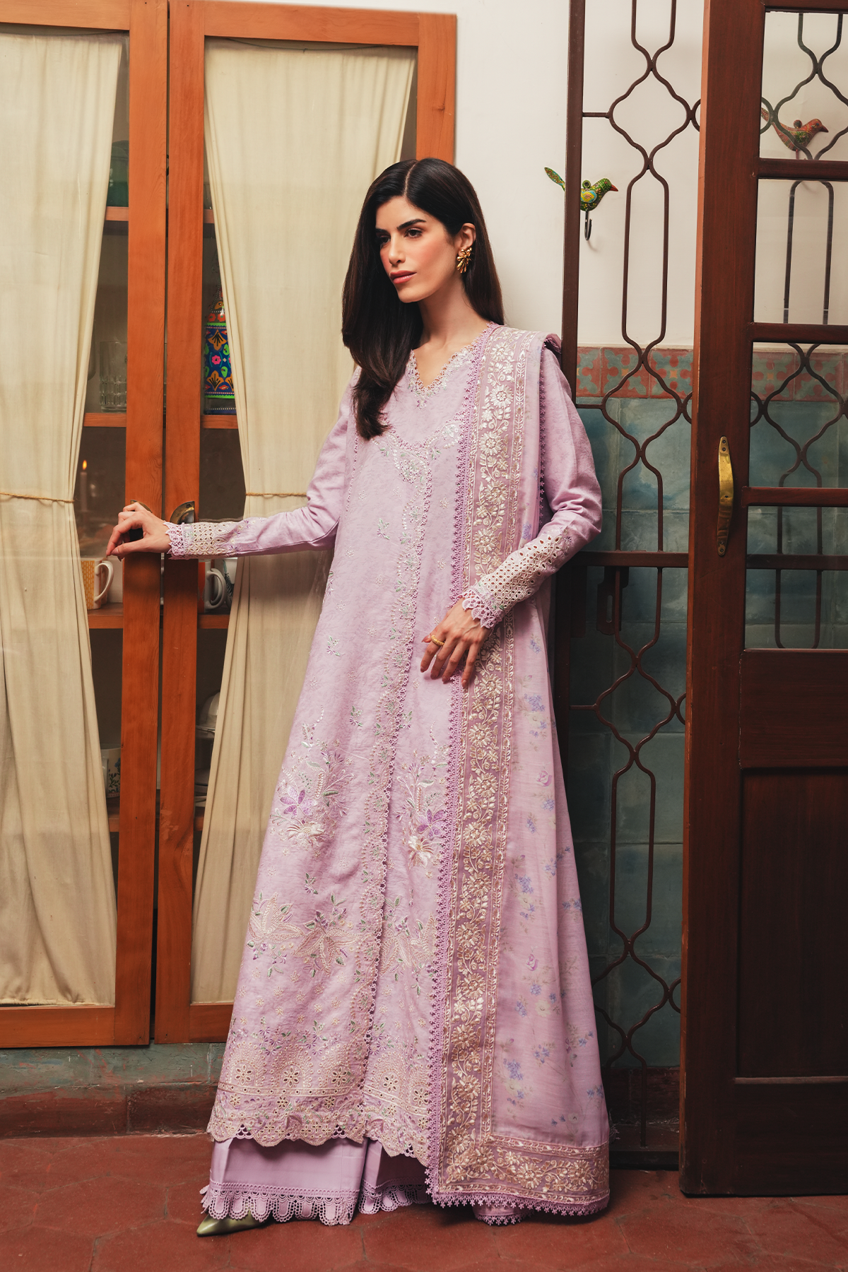 Gul Misri Pink Eid Dress 2026 – Afrozeh Luxury Pret Collection
