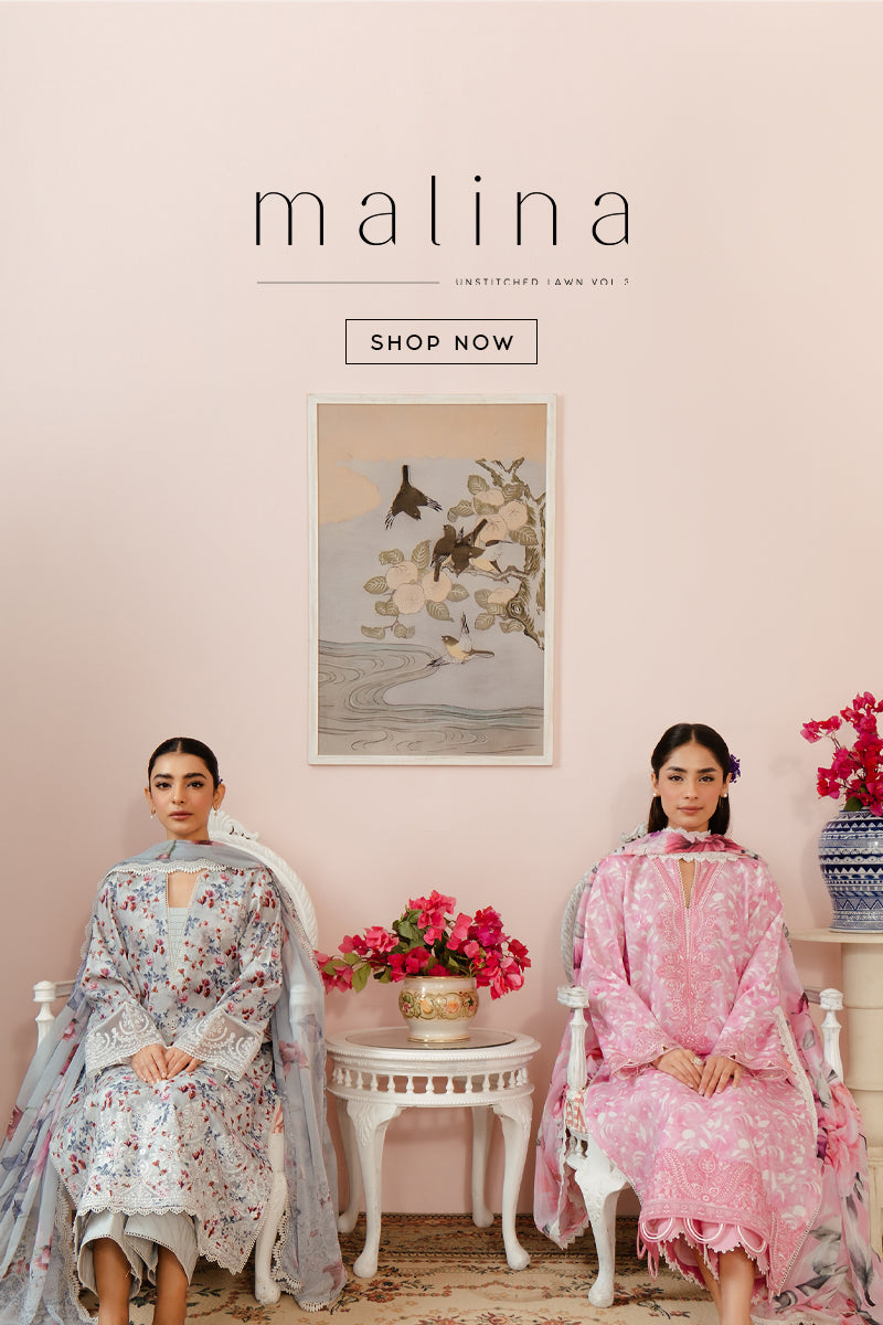 Malina: Unstitched Lawn Collection | Afrozeh