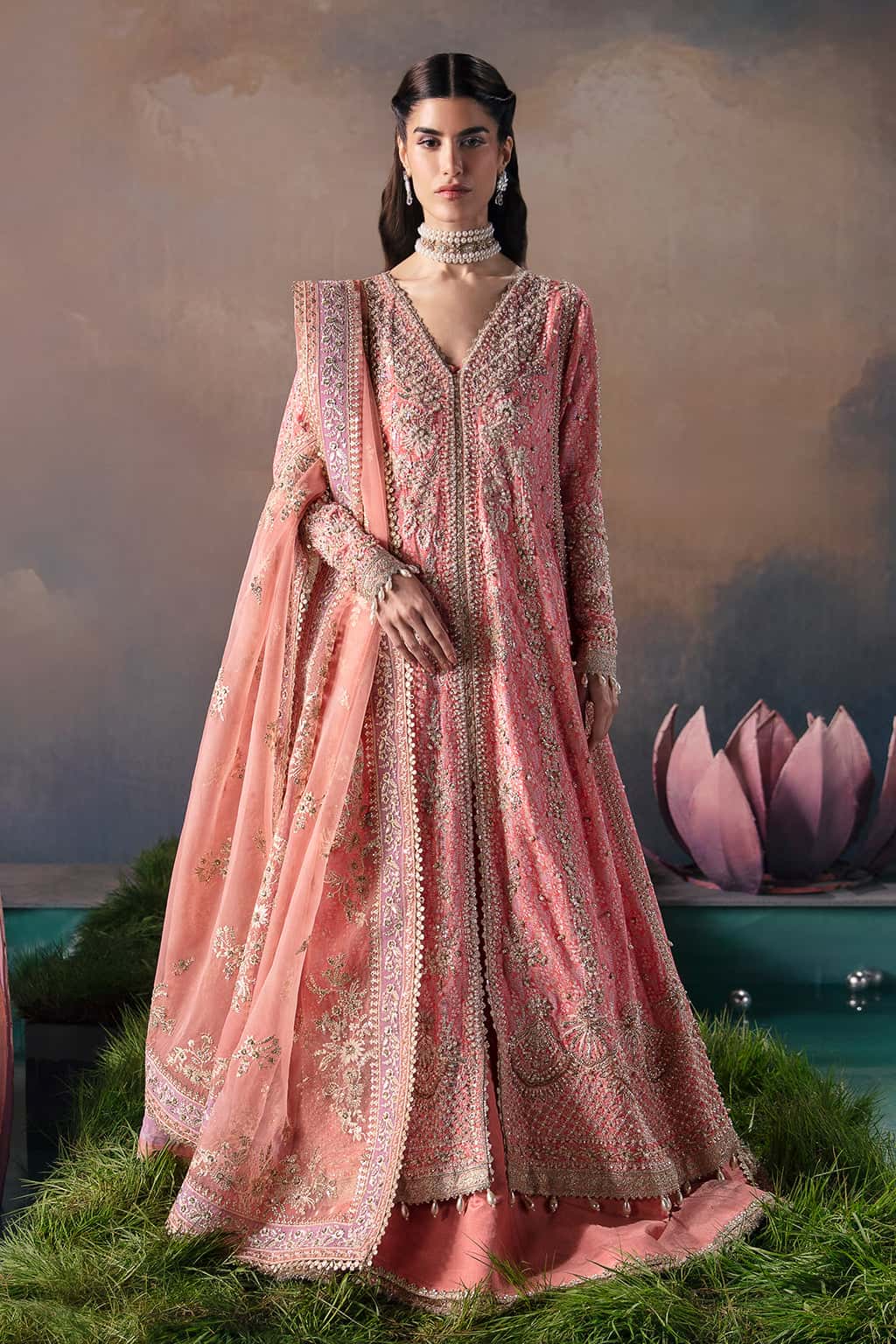organza dupatta dresses