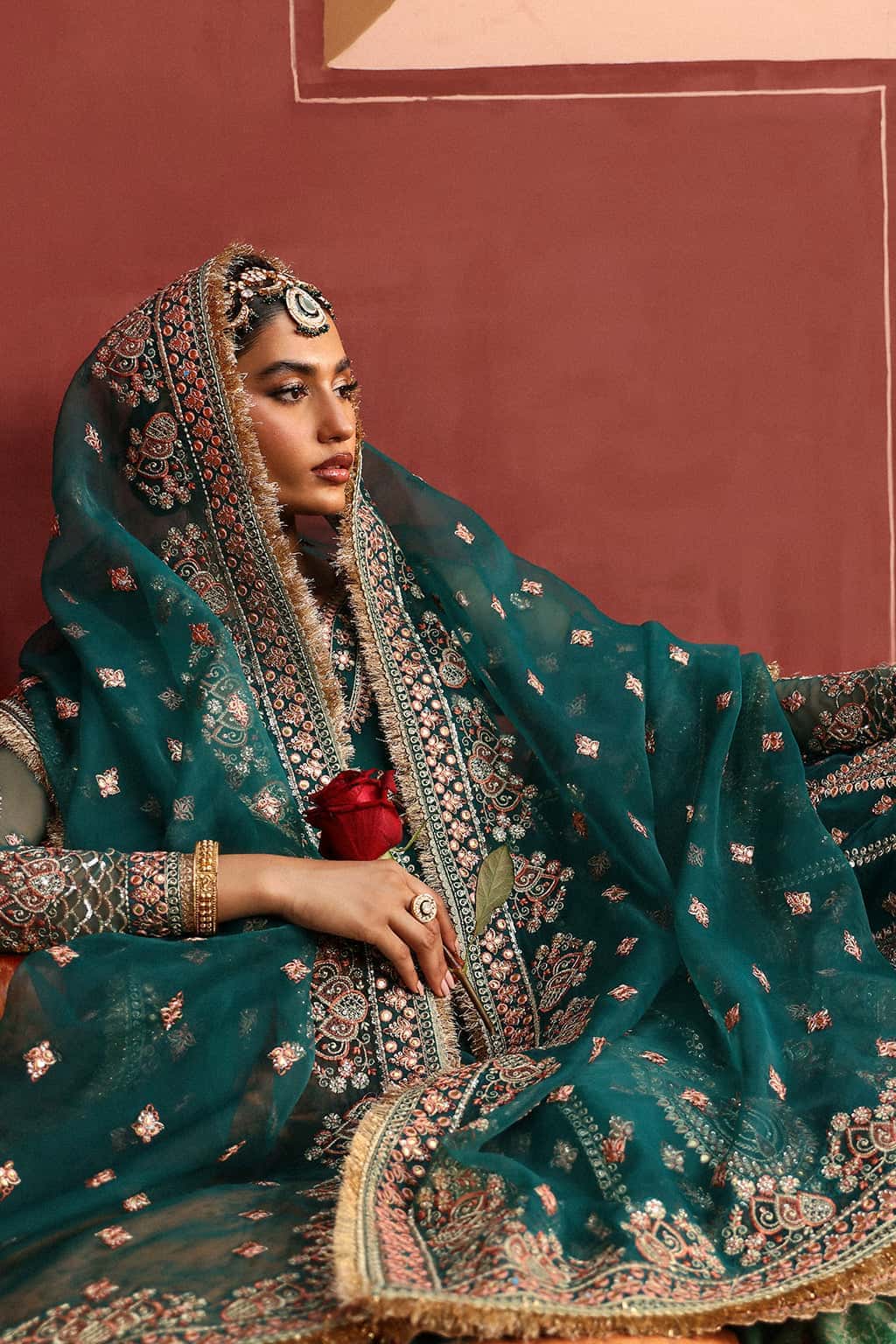 Pakistani chiffon embroidered suits