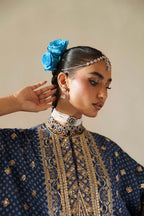 embroidered chiffon dress