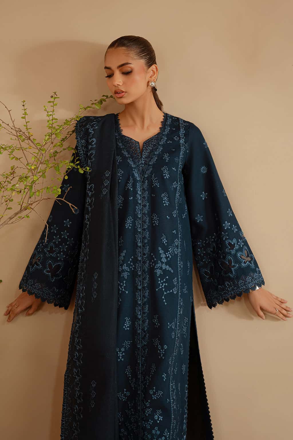 embroidered dresses for ladies  