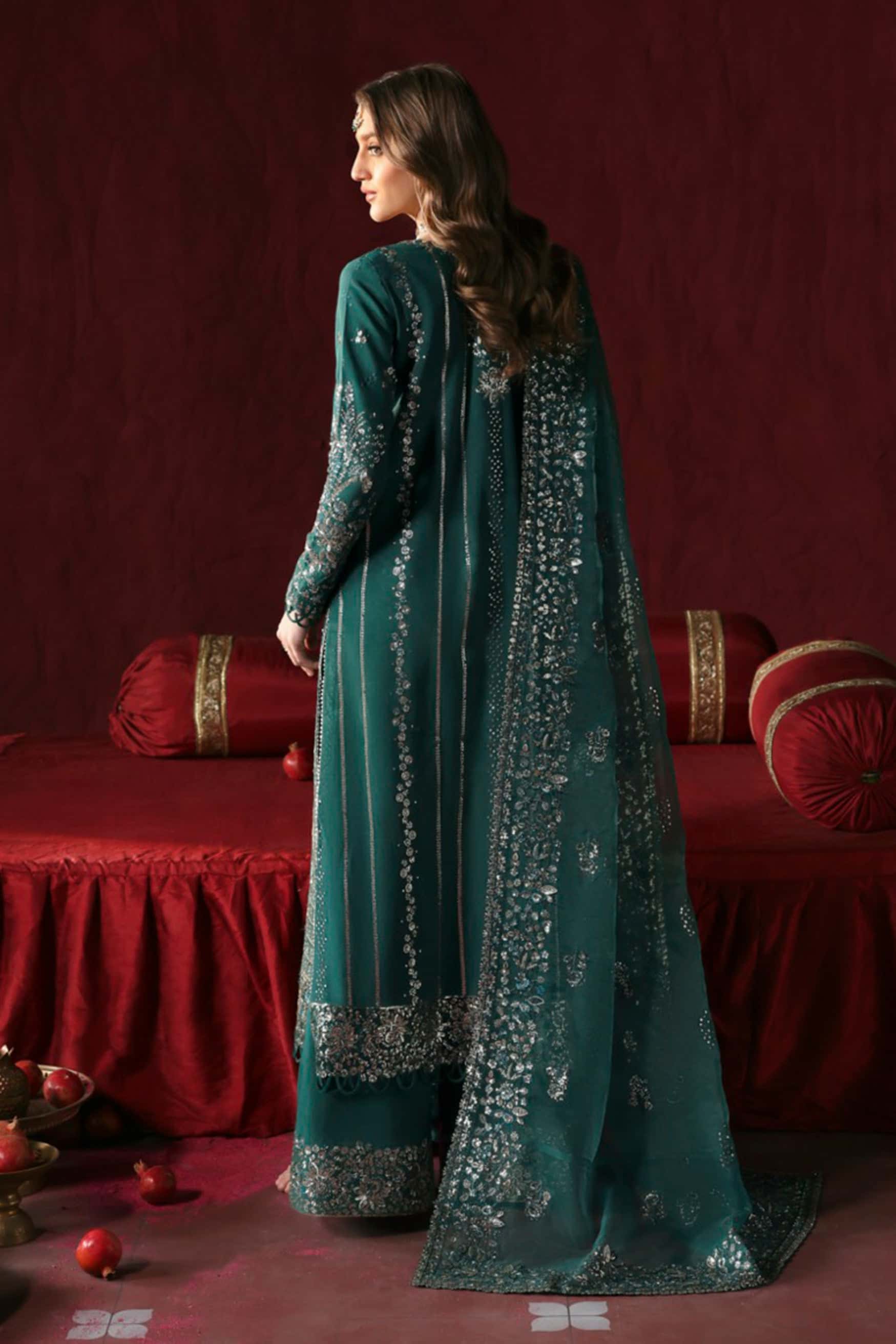 organza embroidered dresses