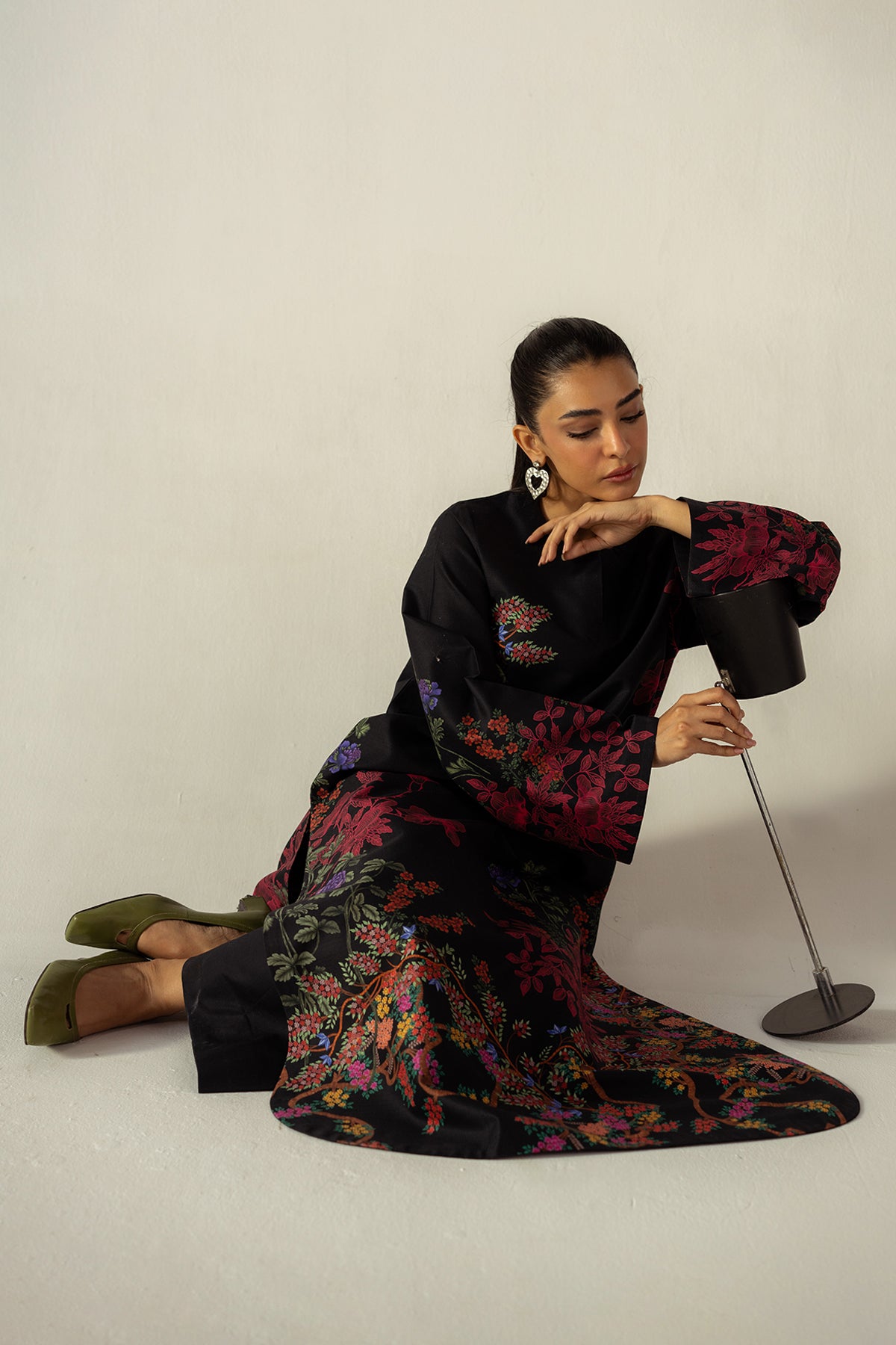 printed lawn dress design