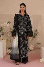 lawn with silk dupatta