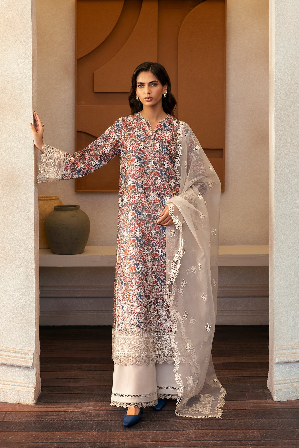 luxury lawn dress