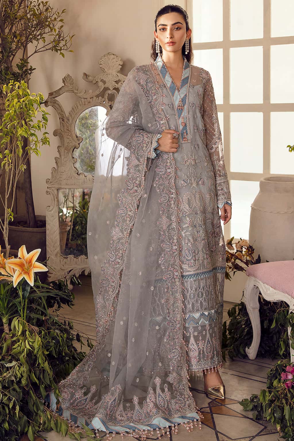 Chiffon suit with price online